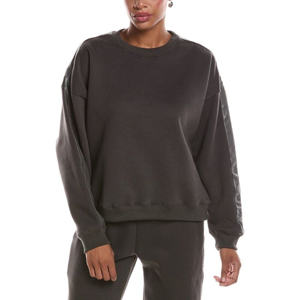 Knit Riot Womens  Stride Track Sweatshirt, Gray